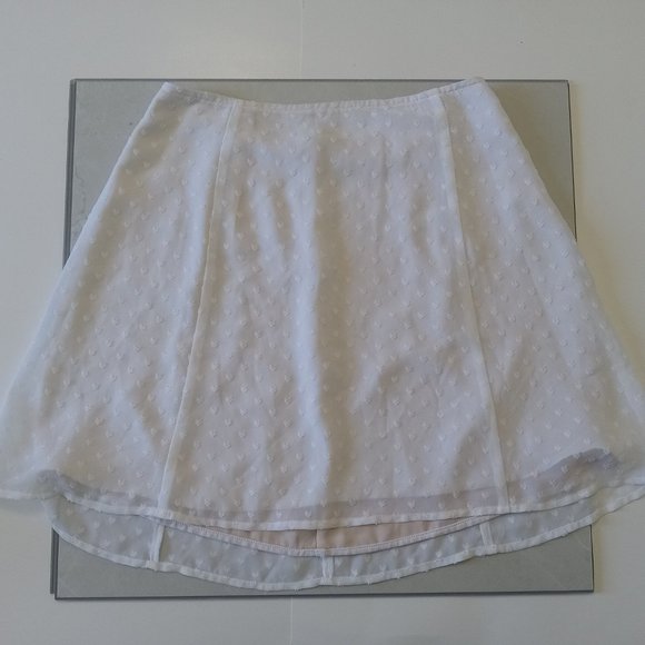 Aritzia White Mini Skirt - Picture 1 of 10